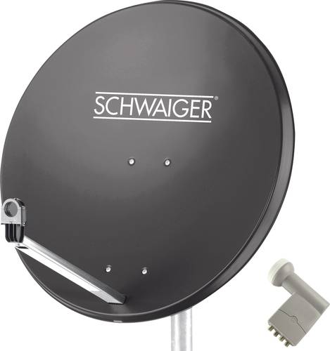 Schwaiger SPI9961SET9 SAT-Anlage ohne Receiver Teilnehmer-Anzahl: 4 80cm von Schwaiger