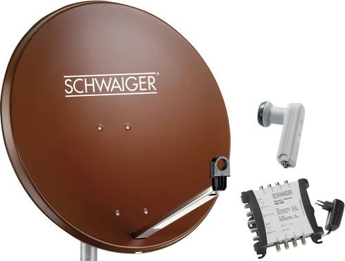 Schwaiger SPI9962SET6 SAT-Anlage ohne Receiver Teilnehmer-Anzahl: 8 80cm Schwaiger SPI9962SET6 SAT-Anlage ohne Receiver Teilnehmer-Anzahl: 8 80cm von Schwaiger