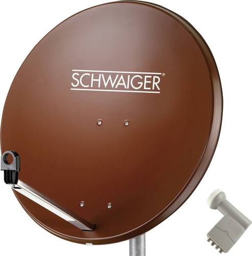Schwaiger SPI9962SET9 SAT-Anlage ohne Receiver Teilnehmer-Anzahl: 4 80cm von Schwaiger