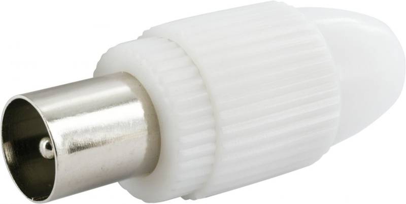Schwaiger Schwaiger Koaxial Stecker KST11 532 weiß, 1 Stk. Strom-Adapterkabel von Schwaiger