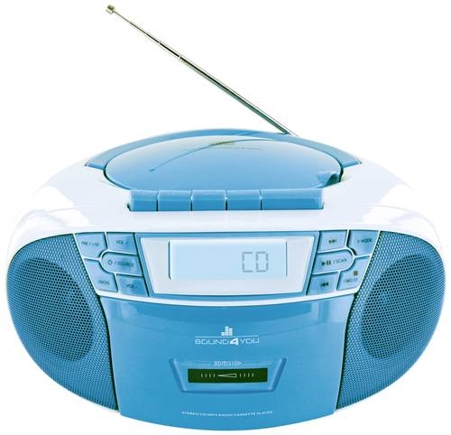 Schwaiger Sound4You CD-Radio UKW, AM, FM CD, UKW Blau von Schwaiger