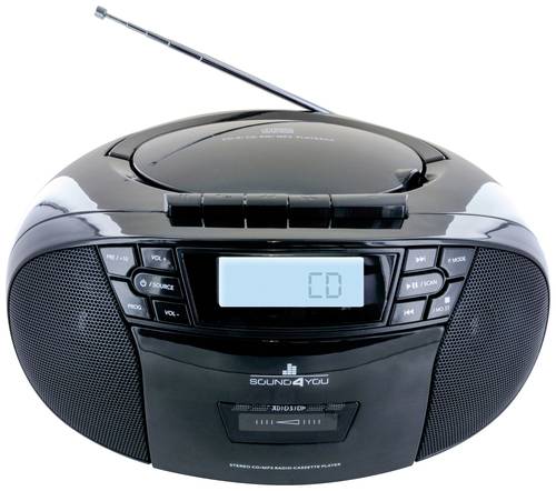 Schwaiger Sound4You CD-Radio UKW, AM, FM CD, UKW Schwarz von Schwaiger