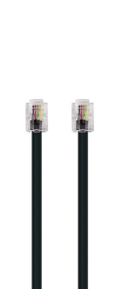 Schwaiger TAL6331 533 Telefonkabel, RJ11 Stecker, RJ11 Stecker, (600 cm) von Schwaiger