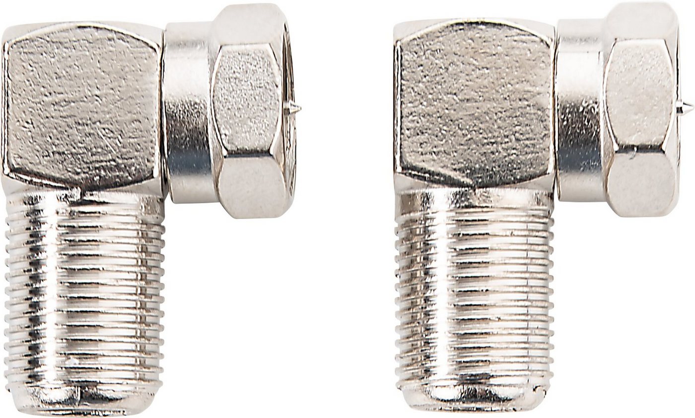 Schwaiger WAD8321 531 TV-Adapter F-Winkelstecker zu F-Buchse, 90° Winkel Schwaiger WAD8321 531 TV-Adapter F-Winkelstecker zu F-Buchse, 90° Winkel von Schwaiger