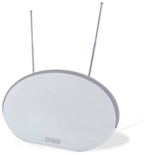 Schwaiger ZA200 Aktive DVB-T/T2 Flachantenne Innenbereich Verstärkung: 36 dB Weiß Schwaiger ZA200 Aktive DVB-T/T2 Flachantenne Innenbereich Verstärkung: 36 dB Weiß von Schwaiger