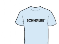 SCHWALBE Schwalbe T-Shirt Himmelblau M Herren von Schwalbe