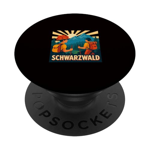 Schwarzwald I Bollenhut Wandern Motiv für Schwarzwälder PopSockets Klebender PopGrip Schwarzwald I Bollenhut Wandern Motiv für Schwarzwälder PopSockets Klebender PopGrip von Schwarzwaldmädel Bergsteiger Black Geschenkidee