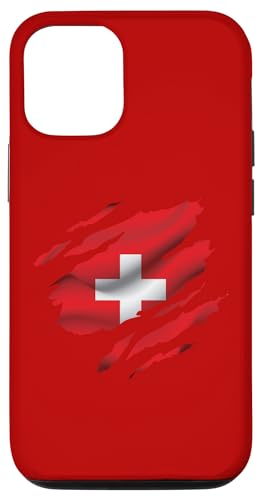 Hülle für iPhone 14 Schweiz Flagge Suisse Switzerland Damen Swiss Kinder Schweiz von Schweiz Fahne Herren Schwiiz Frauen Deko Männer