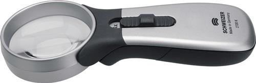 Schweizer Handleuchtlupe Tech-Line CLASSIC Vergr.4x LED Linsen-D.55,0mm 90442 Schweizer Handleuchtlupe Tech-Line CLASSIC Vergr.4x LED Linsen-D.55,0mm 90442 von Schweizer