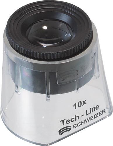 Schweizer Standlupe Tech-Line Vergr. 10x Fix Linsen-D.30mm 09410 von Schweizer