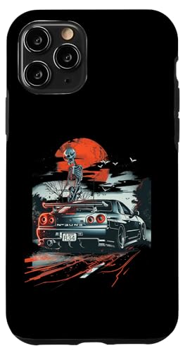 Hülle für iPhone 11 Pro JDM Riesiges Skelett R34 Auto Kunst Japanisches Drift Auto Gruselig Hülle für iPhone 11 Pro JDM Riesiges Skelett R34 Auto Kunst Japanisches Drift Auto Gruselig von Sci Fi Auto Cars Co. - JDM Japanese Car Art