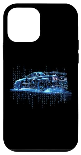 Hülle für iPhone 12 mini JDM R34 Auto Escaping Reality SciFi Kunst Japanisches Drift Car Hülle für iPhone 12 mini JDM R34 Auto Escaping Reality SciFi Kunst Japanisches Drift Car von Sci Fi Auto Cars Co. - JDM Japanese Car Art