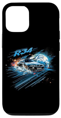 Hülle für iPhone 14 JDM Tokyo R34 Orbiting Earth Space Art Japanisches Drift-Auto Hülle für iPhone 14 JDM Tokyo R34 Orbiting Earth Space Art Japanisches Drift-Auto von Sci Fi Auto Cars Co. - JDM Japanese Car Art