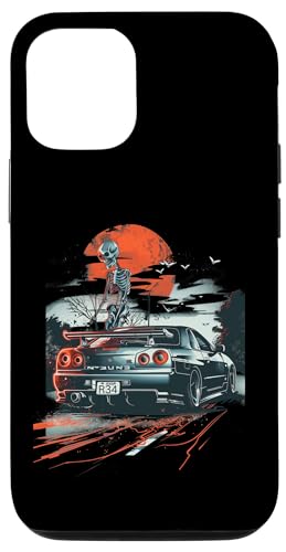 Hülle für iPhone 15 JDM Riesiges Skelett R34 Auto Kunst Japanisches Drift Auto Gruselig Hülle für iPhone 15 JDM Riesiges Skelett R34 Auto Kunst Japanisches Drift Auto Gruselig von Sci Fi Auto Cars Co. - JDM Japanese Car Art