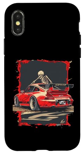 Hülle für iPhone X/XS JDM Skelett Chilling GT3 RS Auto Japanisches Drift Auto Gruselig Hülle für iPhone X/XS JDM Skelett Chilling GT3 RS Auto Japanisches Drift Auto Gruselig von Sci Fi Auto Cars Co. - JDM Japanese Car Art