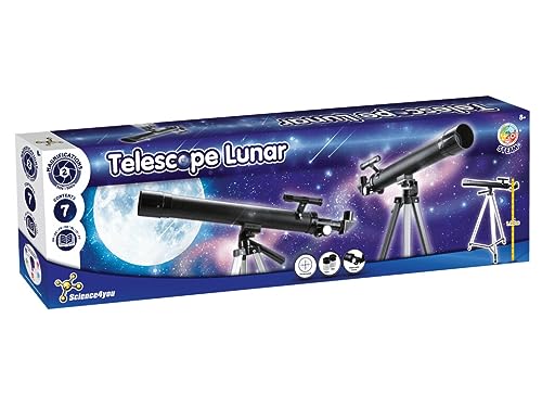 Science4you Mondteleskop für Kinder - Fernrohr für Kinder und Anfänger mit Fokallänge 600 mm, Spielzeug für Junge und Mädchen mit Teleskop für Kinder ab 8+, Geschenke für Junge und mädchen 8+ Jahre von Science4you