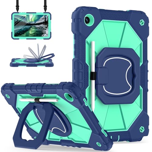 Scnioy Schutzhülle für Galaxy Tab A9 Plus, 27,9 cm, robuste Schutzhülle für Samsung Galaxy A9+ Tablet mit Displayschutzfolie, um 360 Grad drehbarer Ständer, Schultergurt, Stifthalter, Modell 2023 Scnioy Schutzhülle für Galaxy Tab A9 Plus, 27,9 cm, robuste Schutzhülle für Samsung Galaxy A9+ Tablet mit Displayschutzfolie, um 360 Grad drehbarer Ständer, Schultergurt, Stifthalter, Modell 2023 von Scnioy