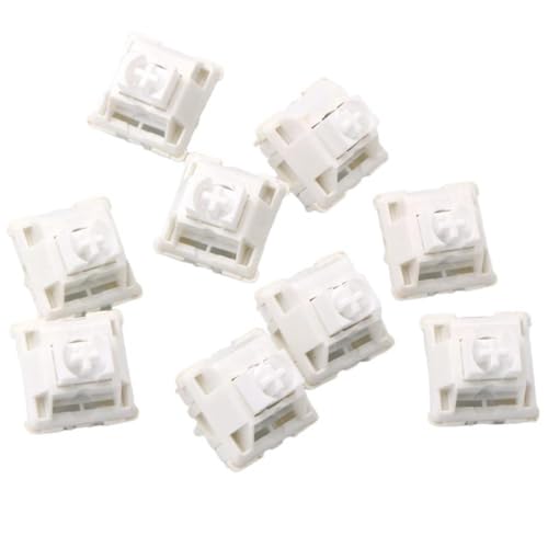 10PCS Linear Switches 5Pins Hot Plug White Marble Switches Staubdicht Für Gaming Mechanische Tastaturen AxisHot Plug 10PCS Linear Switches 5Pins Hot Plug White Marble Switches Staubdicht Für Gaming von Scnvsi