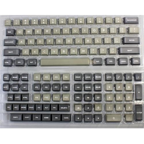 130PCS Graue Tastenkappen Zweifarbige Injektionen DSA Profil Tastenkappen Set Für Mechanische Tastaturen MX Schalter Tastaturzubehör von Scnvsi