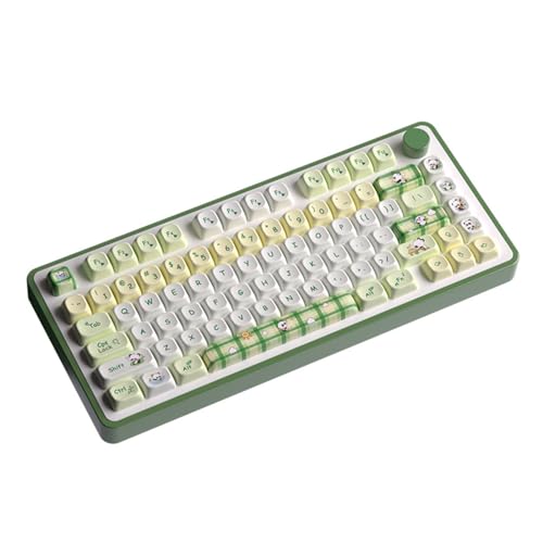 Exquisites 140-Tasten Tastenkappen Set Mit Panda Motiv PBT 5-seitige Farbsublimations Tastenkappen DIY Tastenkappen Für Mechanische Tastaturen Runde Tastenkappen von Scnvsi