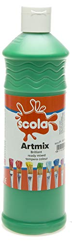 Scola Artmix Posterfarbe, 600 ml, Grün von Scola