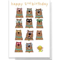 Scooby Doo 2nd Birthday Greetings Card - Standard Card von Scooby Doo