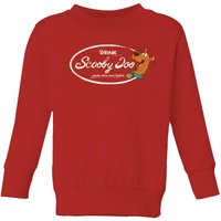 Scooby Doo Cola Kids' Sweatshirt - Red - 3-4 Jahre von Scooby Doo