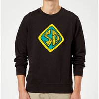 Scooby Doo Emblem Sweatshirt - Black - S von Scooby Doo