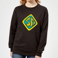 Scooby Doo Emblem Women's Sweatshirt - Black - M von Scooby Doo