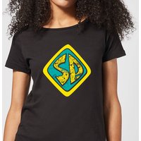 Scooby Doo Emblem Women's T-Shirt - Black - M von Scooby Doo