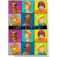 Scooby Doo Gang Happy Birthday Greetings Card - Standard Card von Scooby Doo