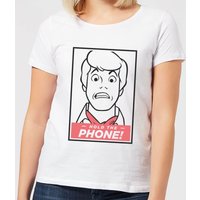 Scooby Doo Hold The Phone Women's T-Shirt - White - XL von Scooby Doo