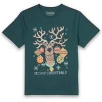 Scooby Doo Men's Christmas T-Shirt - Forest Green - L von Scooby Doo