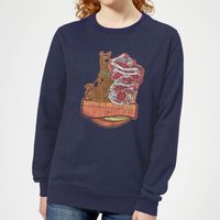 Scooby Doo Munchies Women's Sweatshirt - Navy - L von Scooby Doo