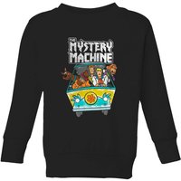 Scooby Doo Mystery Machine Heavy Metal Kids' Sweatshirt - Black - 9-10 Jahre von Scooby Doo
