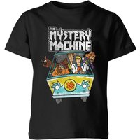 Scooby Doo Mystery Machine Heavy Metal Kids' T-Shirt - Black - 7-8 Jahre von Scooby Doo