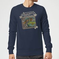 Scooby Doo Mystery Machine Psychedelic Sweatshirt - Navy - M von Scooby Doo