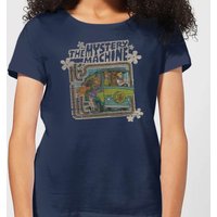 Scooby Doo Mystery Machine Psychedelic Women's T-Shirt - Navy - L von Scooby Doo