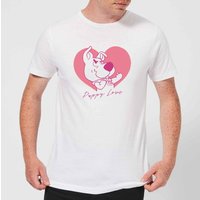 Scooby Doo Puppy Love Men's T-Shirt - White - M von Scooby Doo