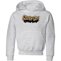 Scooby Doo Retro Colour Logo Kids' Hoodie - Grey - 11-12 Jahre von Scooby Doo