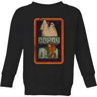 Scooby Doo Retro Ghostie Kids' Sweatshirt - Black - 11-12 Jahre von Scooby Doo