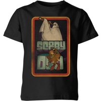 Scooby Doo Retro Ghostie Kids' T-Shirt - Black - 11-12 Jahre von Scooby Doo