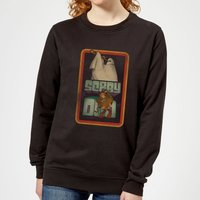 Scooby Doo Retro Ghostie Women's Sweatshirt - Black - L von Scooby Doo