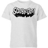 Scooby Doo Retro Mono Logo Kids' T-Shirt - Grey - 3-4 Jahre von Scooby Doo