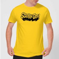 Scooby Doo Retro Mono Logo Men's T-Shirt - Yellow - M von Scooby Doo