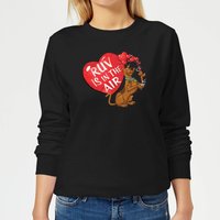 Scooby Doo Ruv Is In The Air Women's Sweatshirt - Black - XL von Scooby Doo