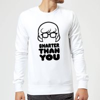 Scooby Doo Smarter Than You Sweatshirt - White - S von Scooby Doo