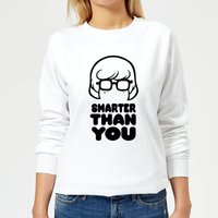 Scooby Doo Smarter Than You Women's Sweatshirt - White - XXL von Scooby Doo