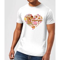 Scooby Doo Snacks Are My Valentine Men's T-Shirt - White - 5XL von Scooby Doo