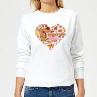 Scooby Doo Snacks Are My Valentine Women's Sweatshirt - White - S von Scooby Doo